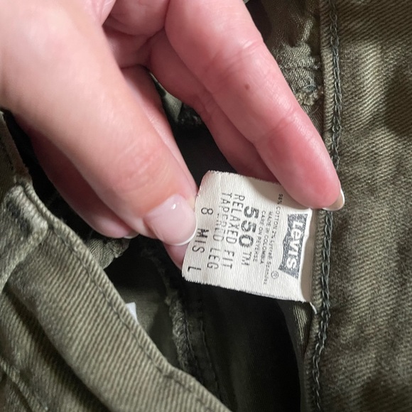 Vintage 70s Levi’s 550- Green - Picture 3 of 5